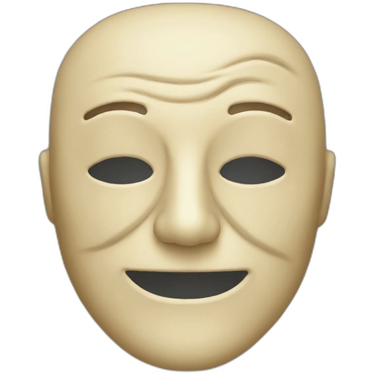 Jigsaw mask emoji