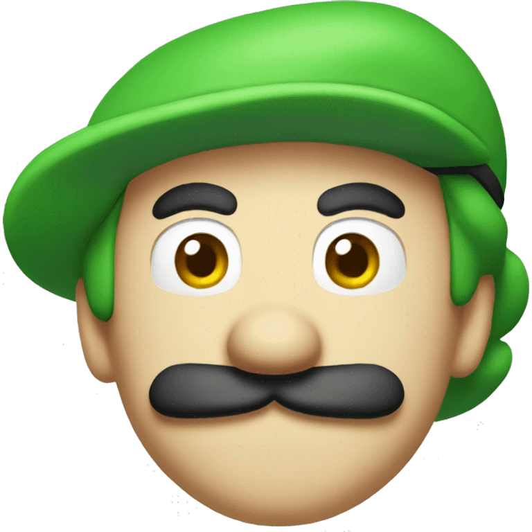 Luigi head  emoji