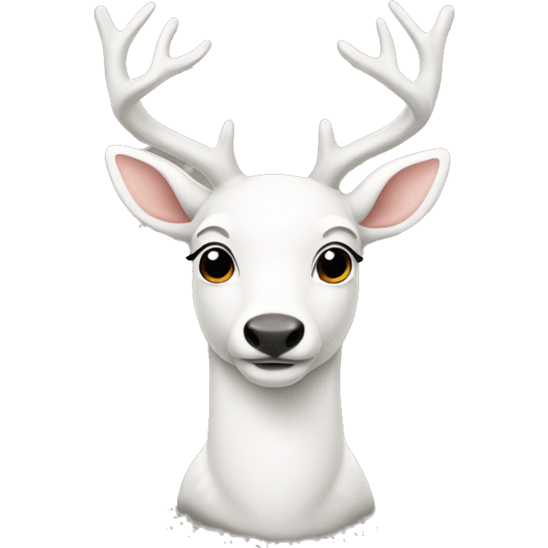 white deer emoji