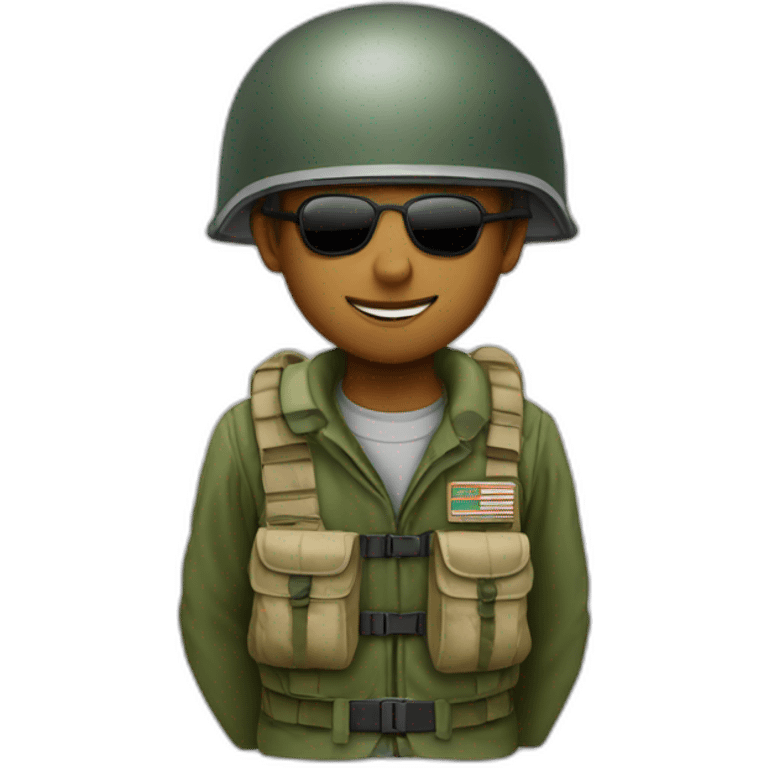 Parachutiste militaire emoji