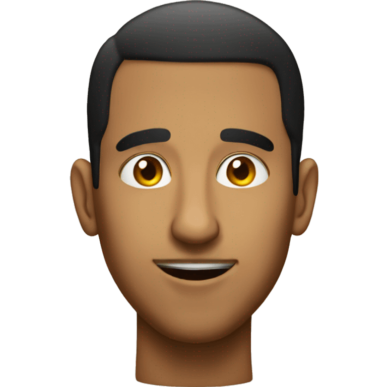 Latin guy big nose emoji