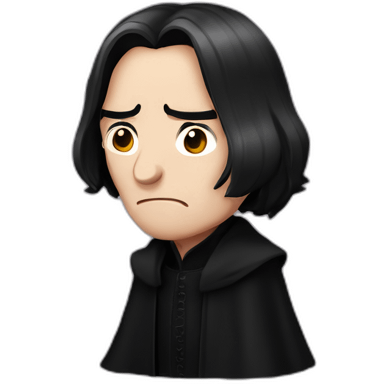 displeased severus snape emoji