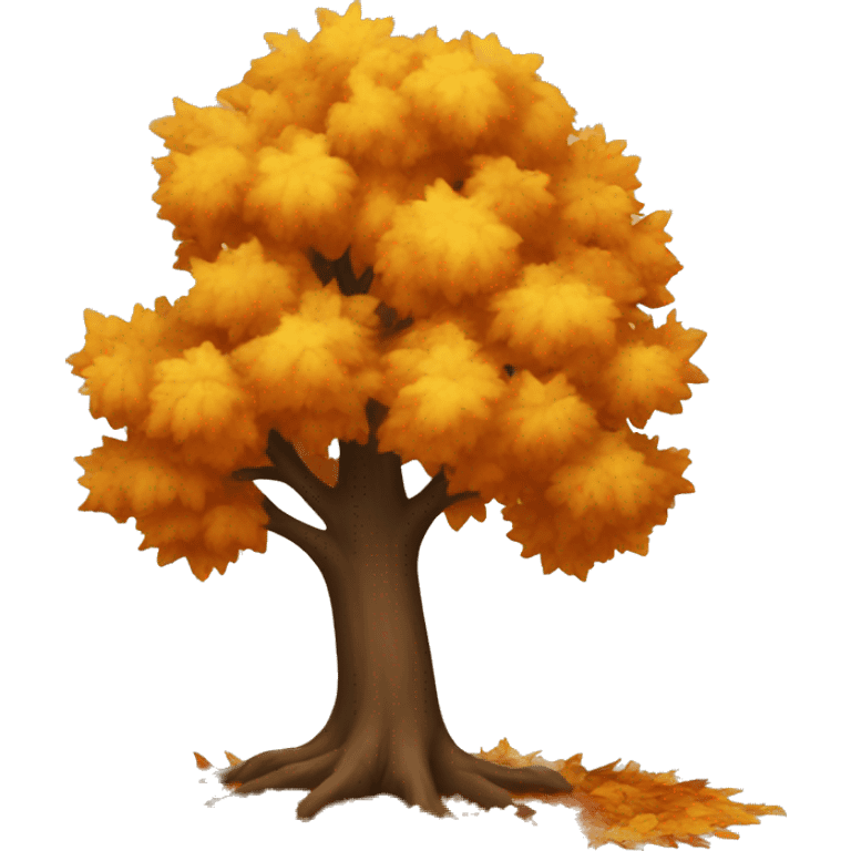 Fall tree emoji