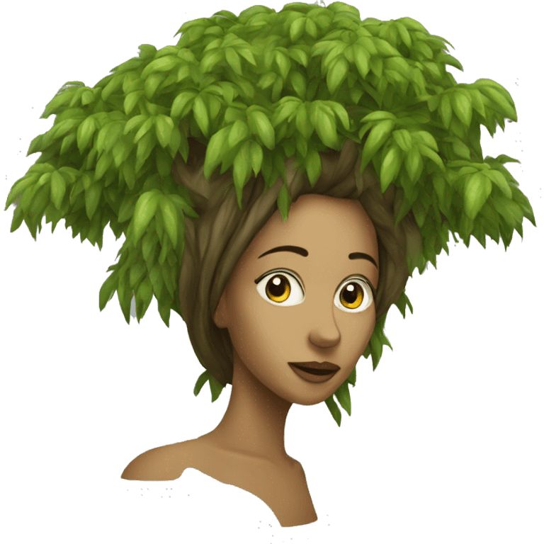 driade tree woman  emoji