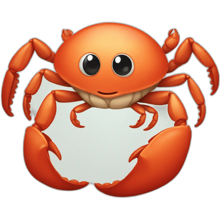 cute crab emoji