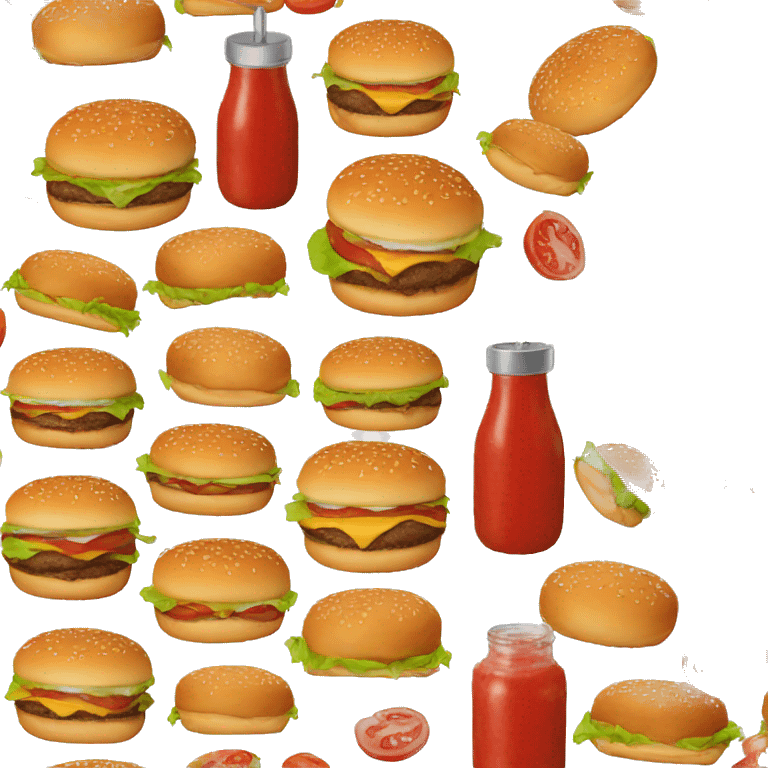 burger Ketchup emoji