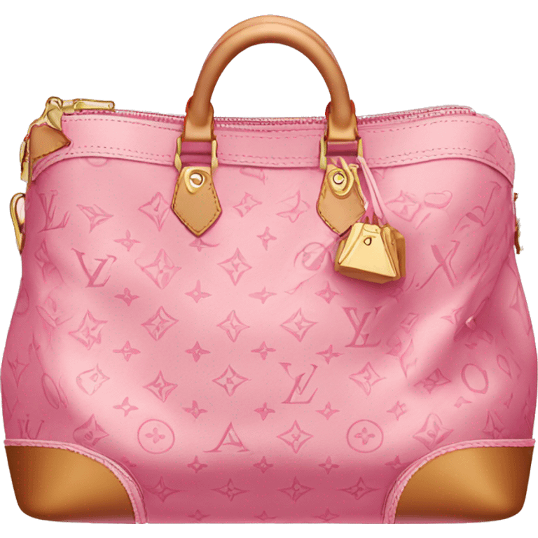 Pink Louis Vuitton bag  emoji