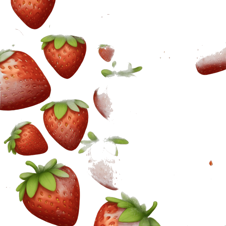 strong strawberry emoji