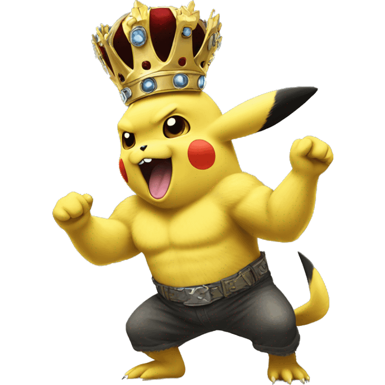 Pikachu as king kong  emoji