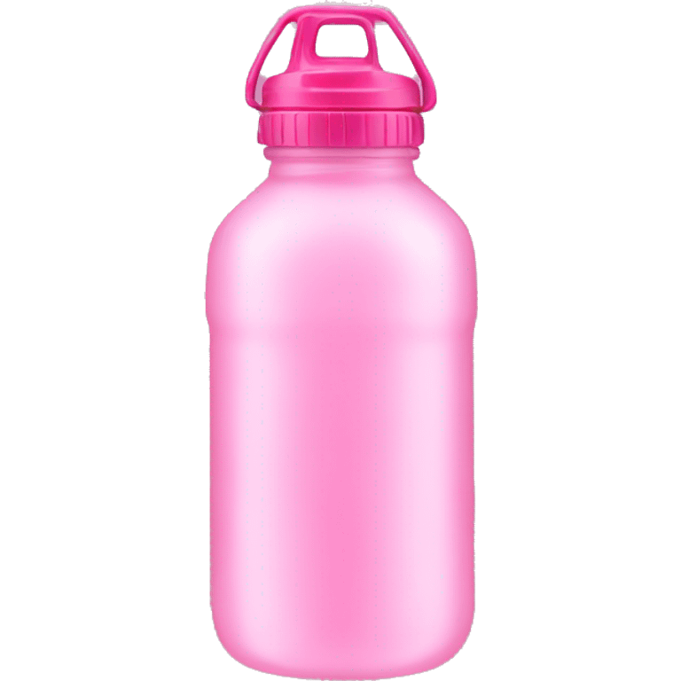 Pink water bottle emoji