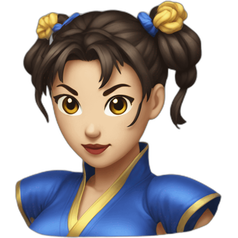 oiled up chun li emoji