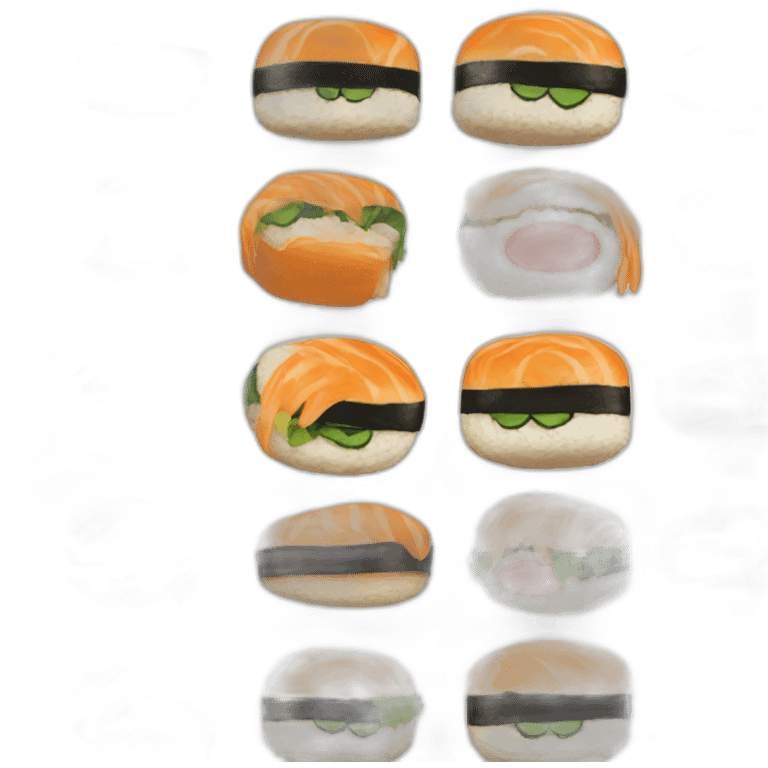 sushi burger emoji