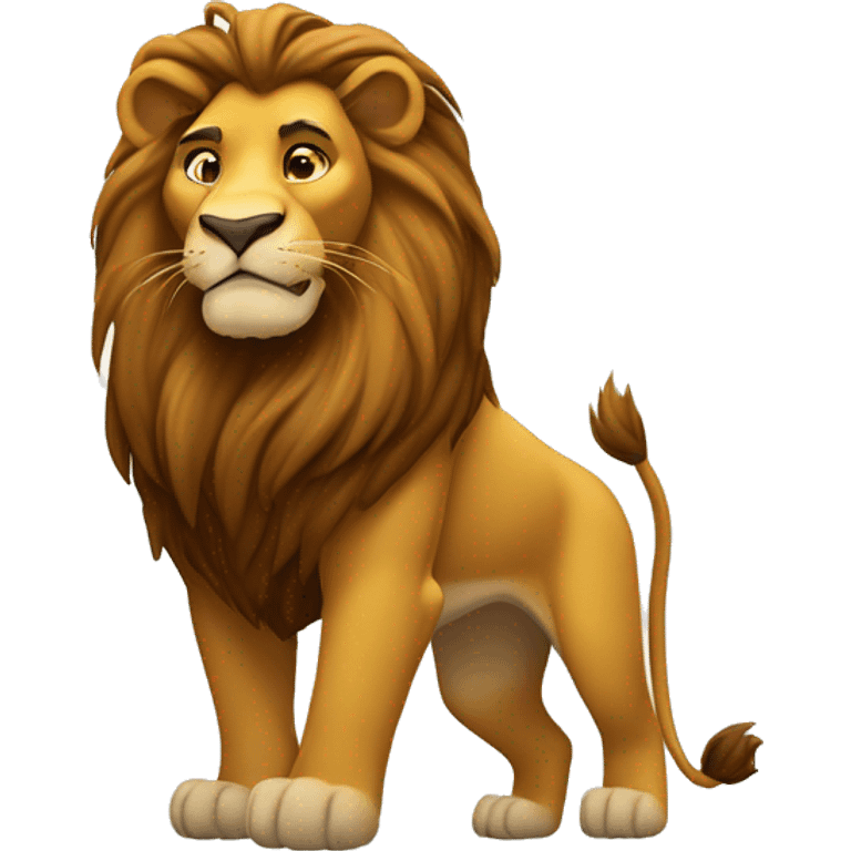 Le roi lion raying emoji