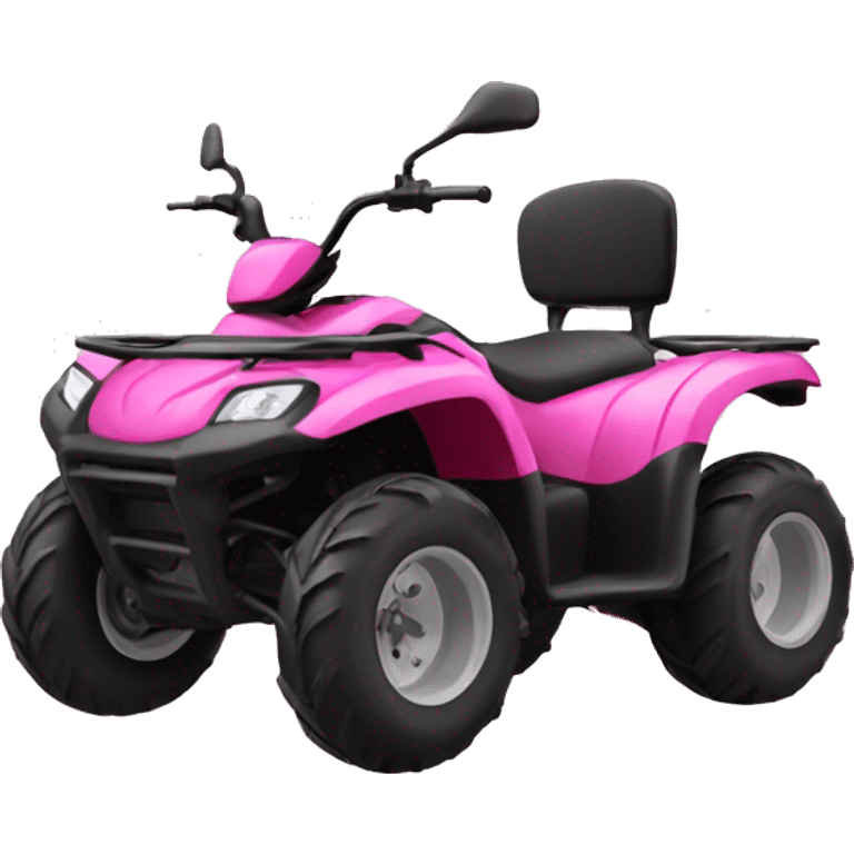 Quad bike pink emoji