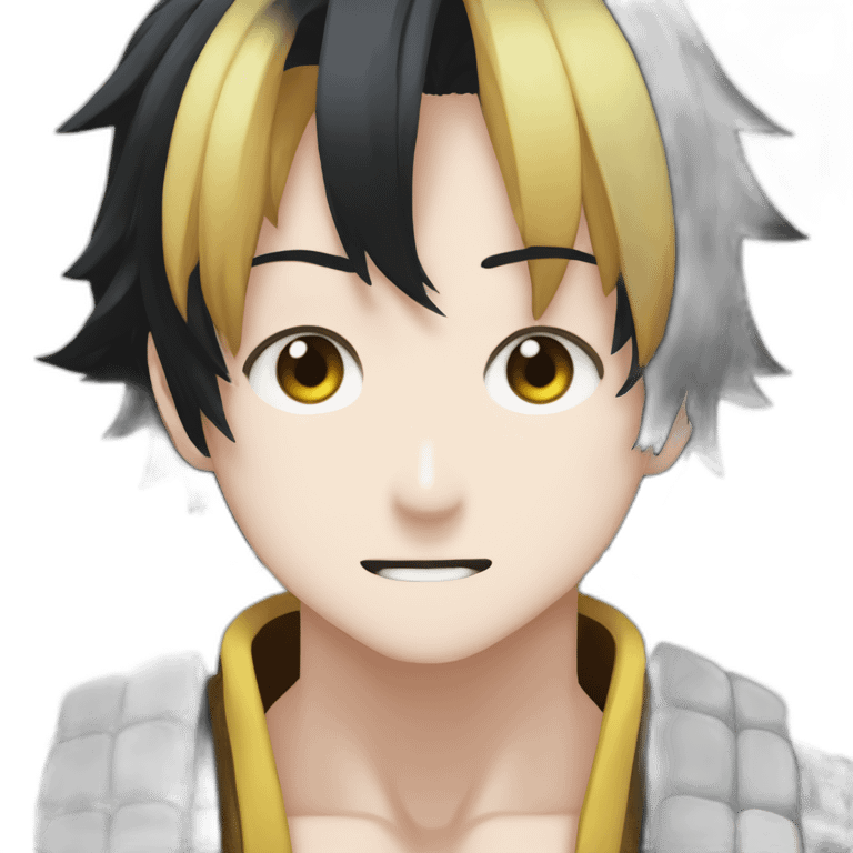 Zenitsu from Kimetsu no Yaiba emoji