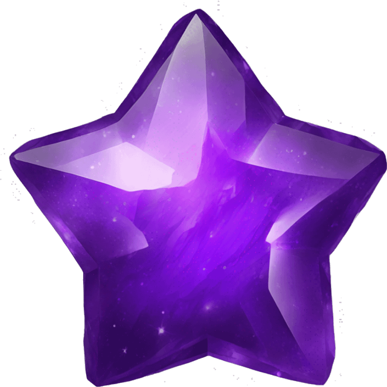 amethyst star stone emoji