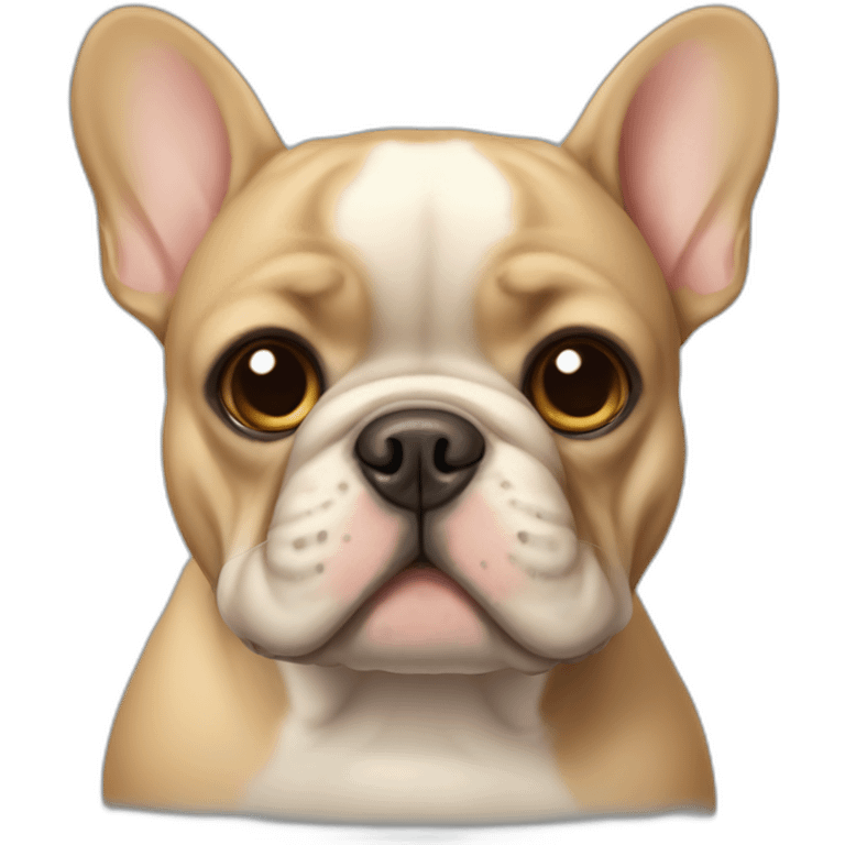 tan french bulldog emoji