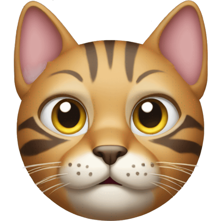 Extremly Goofy cat  emoji