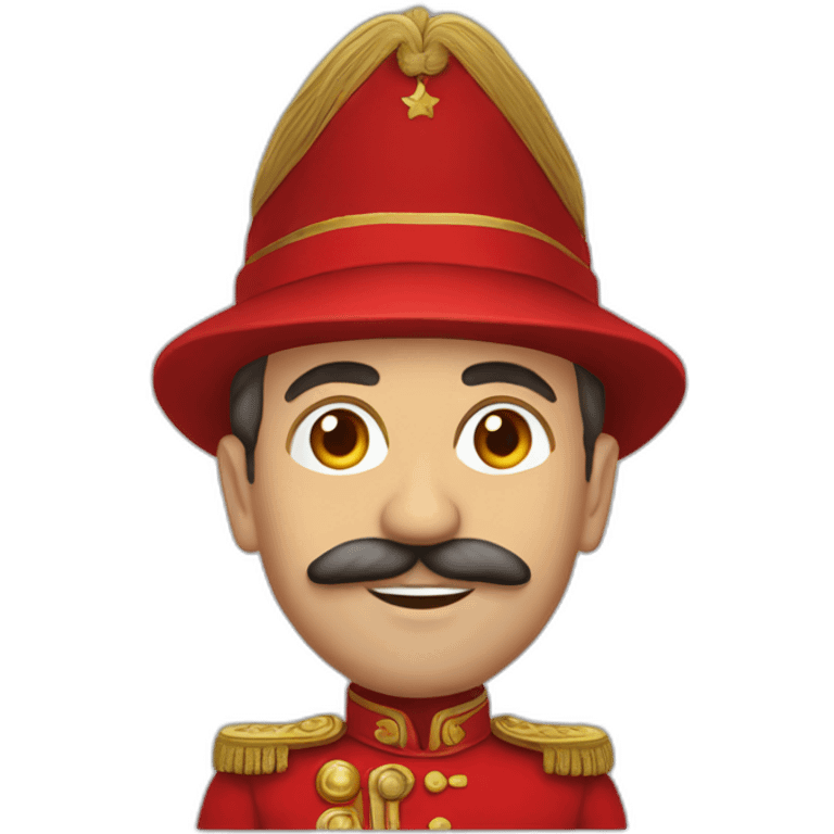 joseph staline with red costume emoji