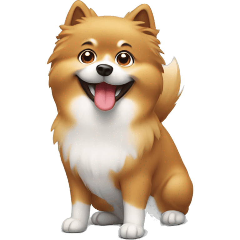 Spitz is smiling emoji