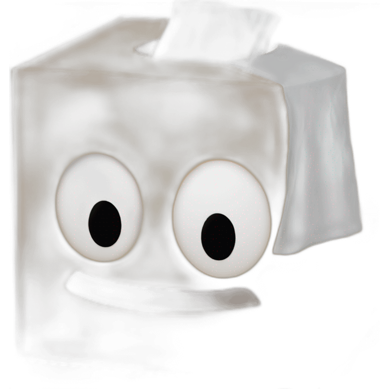  tissue box without face emoji