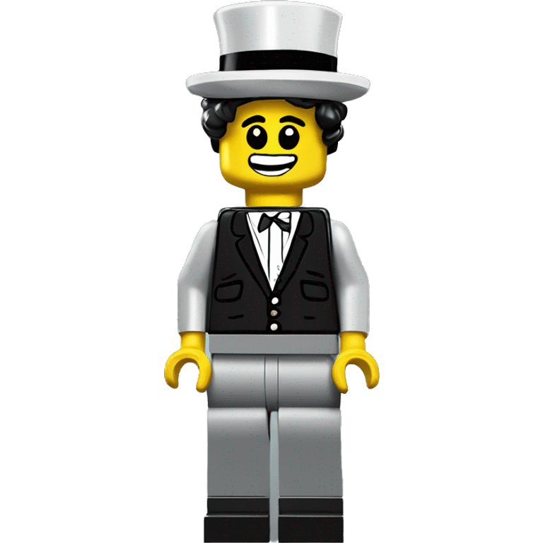 Charles Chaplin lego full body emoji