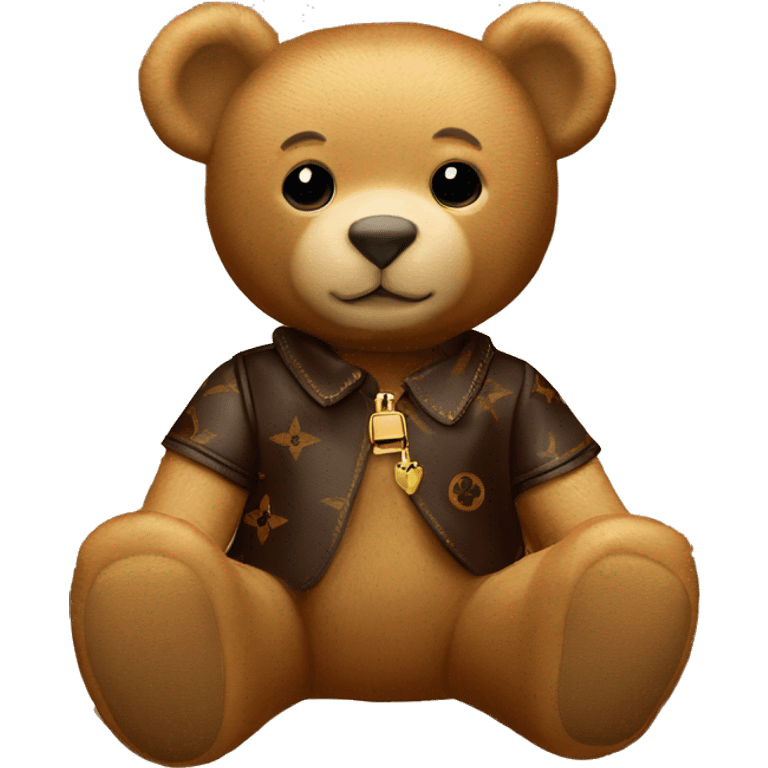 Louis Vuitton Teddy bear emoji