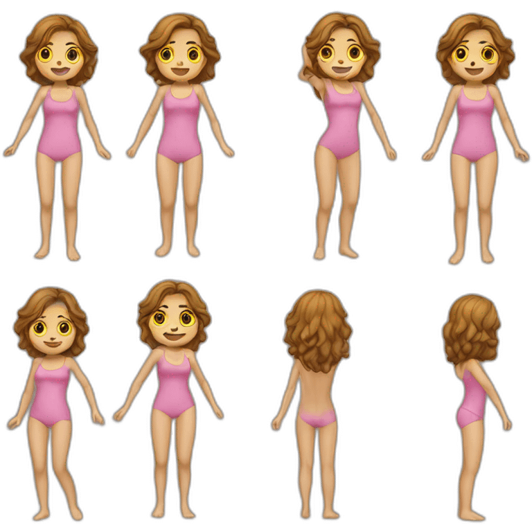 pecho femenino desarrollado cuerpo entero emoji