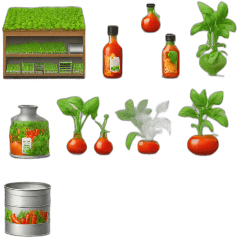 ecological hot sauce factory emoji