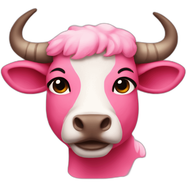 Pinkly Taurus emoji