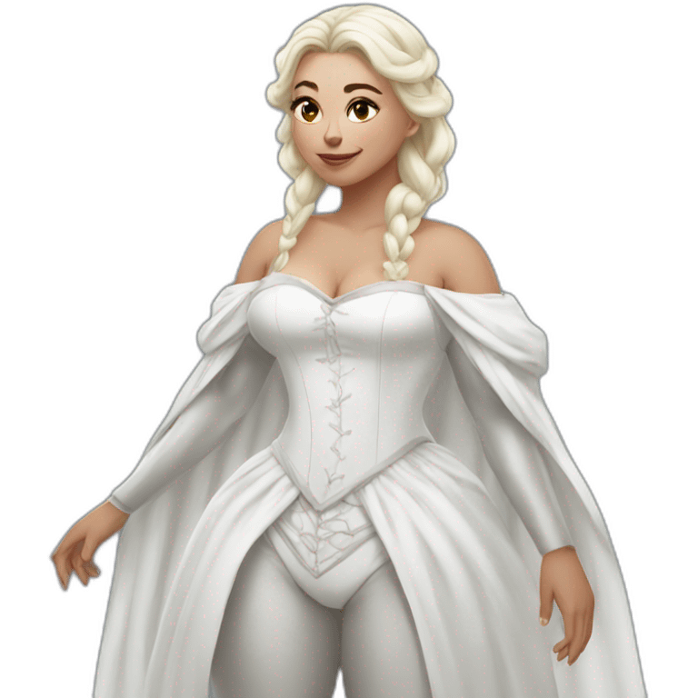 Thicc white queen emoji