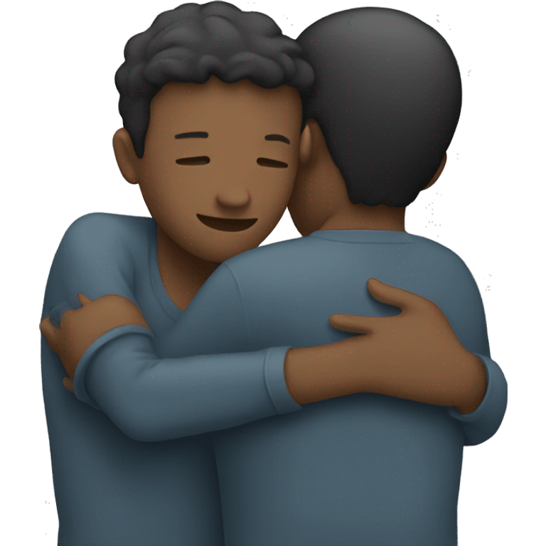 Two people hugging emoji