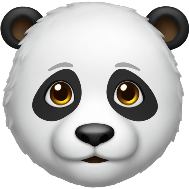 Christmas panda emoji