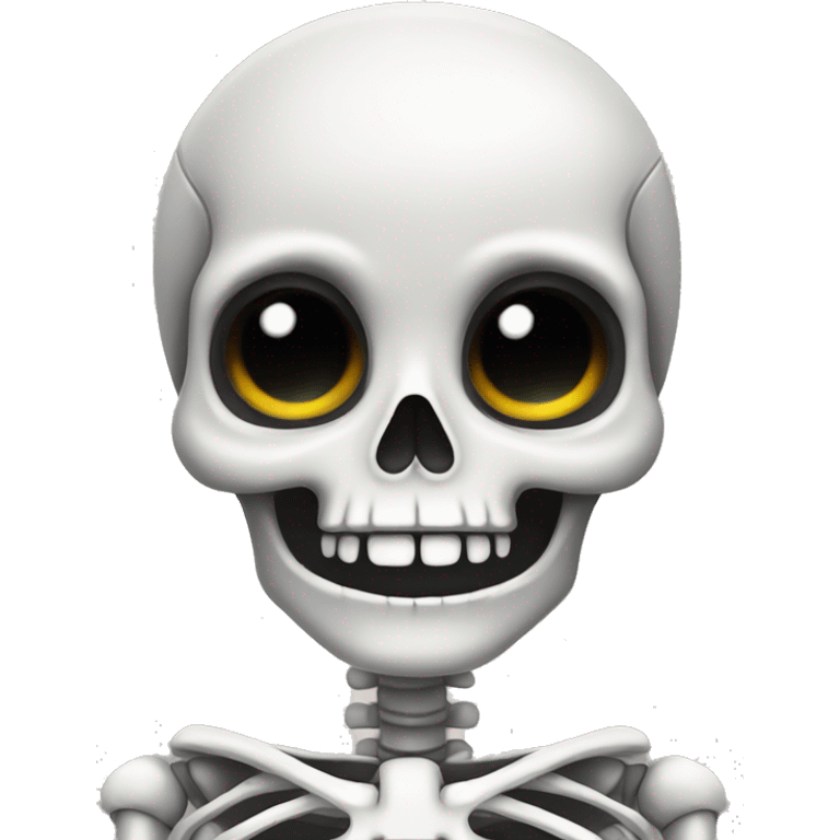 Cute skeleton  emoji