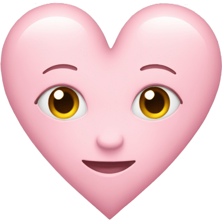 pastel pink heart emoji