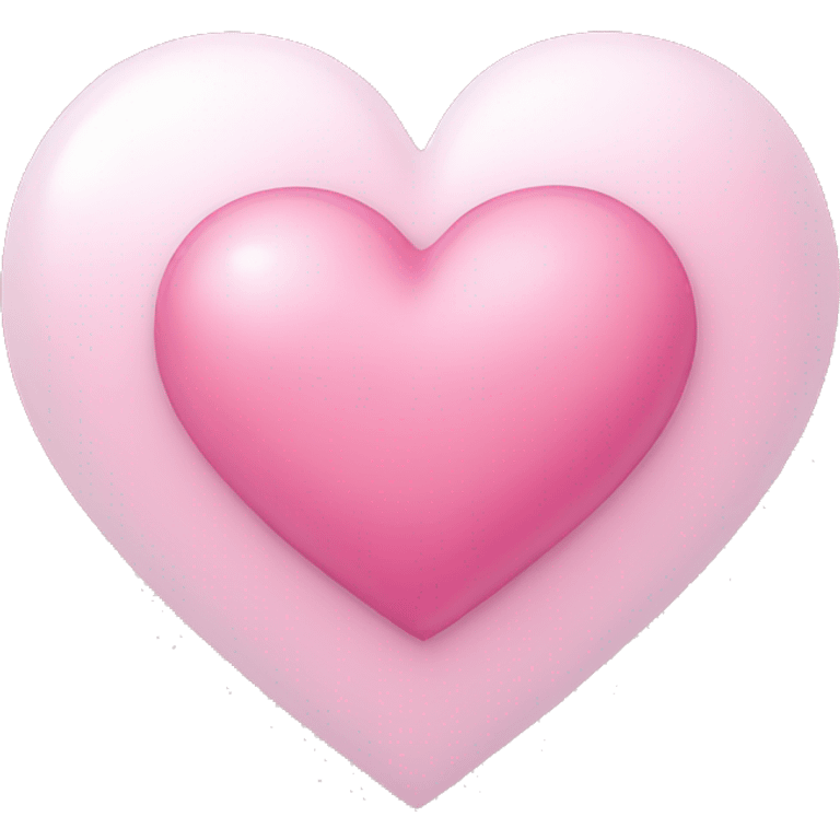 pink heart with white  emoji