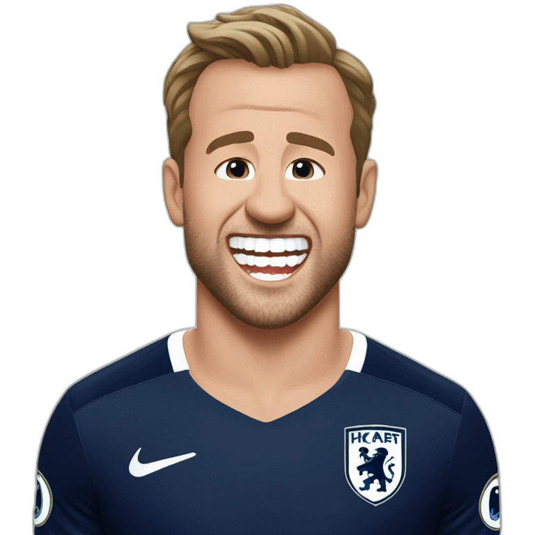 Harry kane massive massive teeth emoji