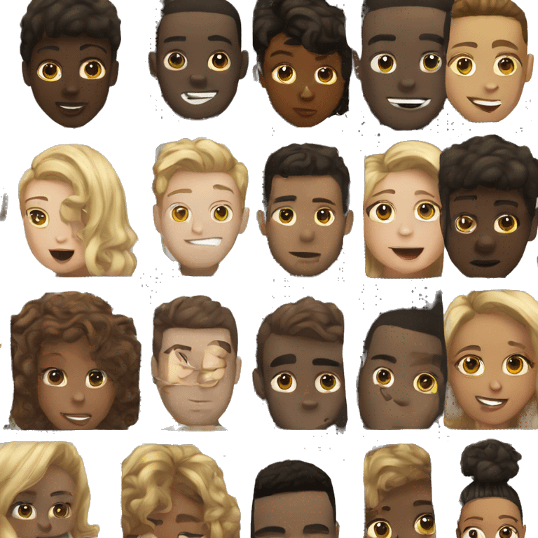 Black gf white bf emoji