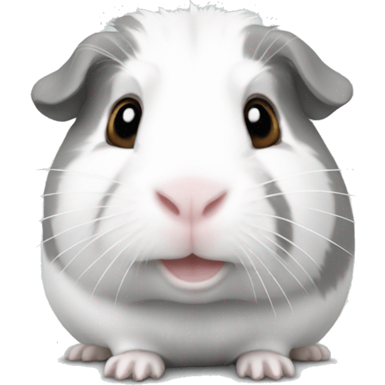 Guineapig white and grey emoji