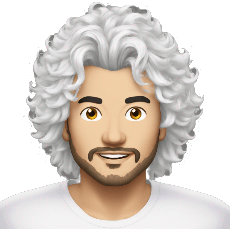 Phillip kirkorov white hair emoji