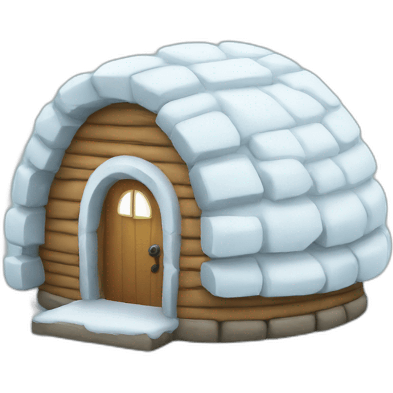 igloo question mark big emoji