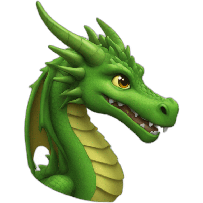 military Green Dragon emoji