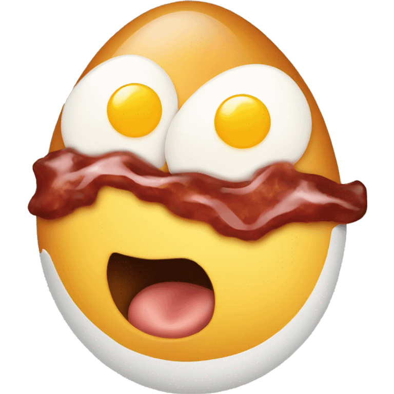 egg with barbecue emoji