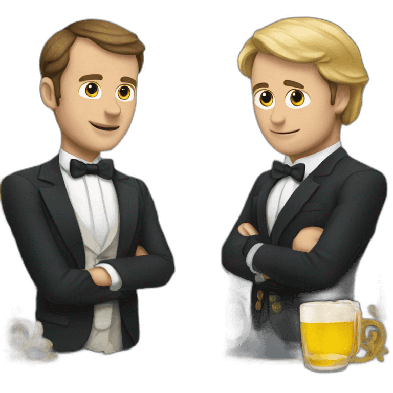 Macron bierre emoji