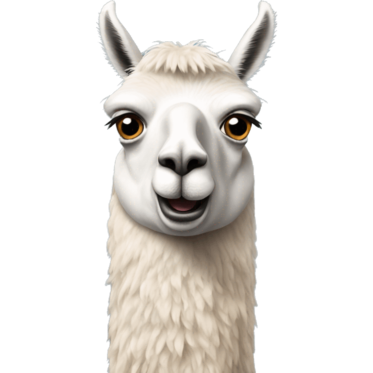 Llama confused emoji