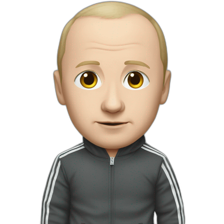 Miniature putin in a tracksuit emoji