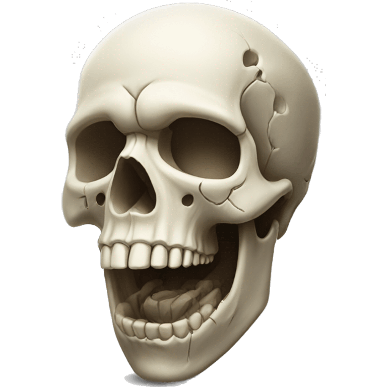 Skull mind blowing emoji