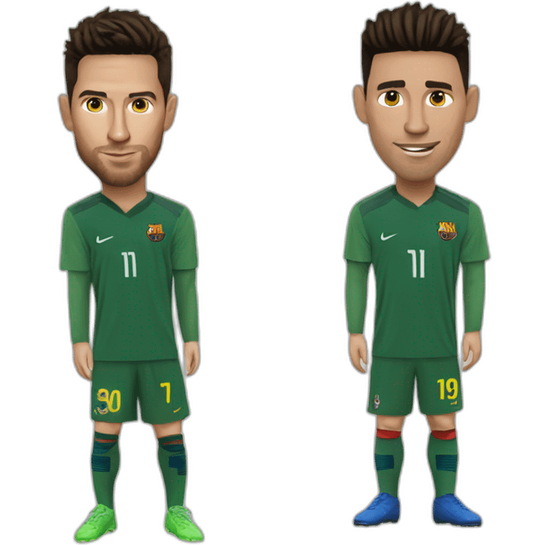 Ronaldo écrase messi emoji