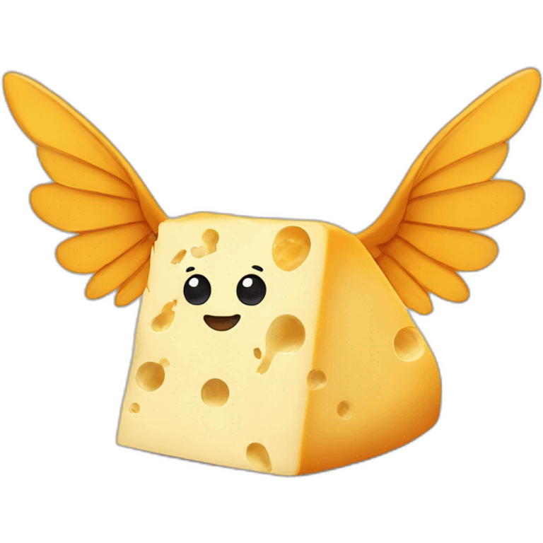 cheese with wings emoji