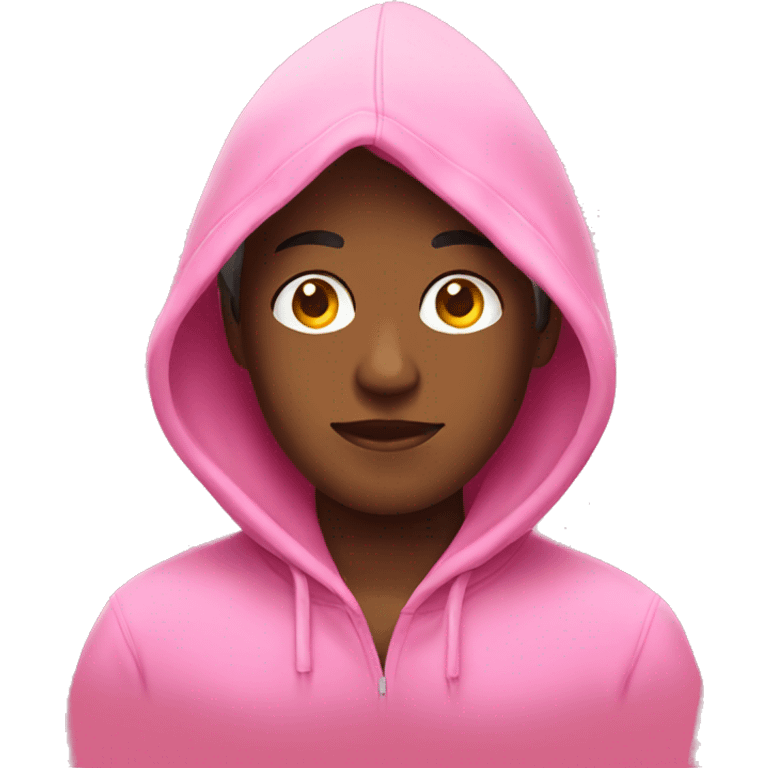 Pink hoodie emoji